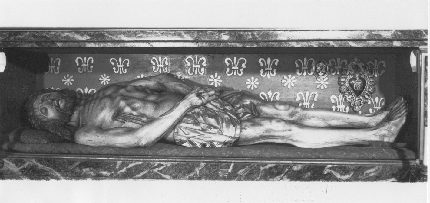 Cristo morto (scultura) - ambito veneto (sec. XVII, sec. XIX)