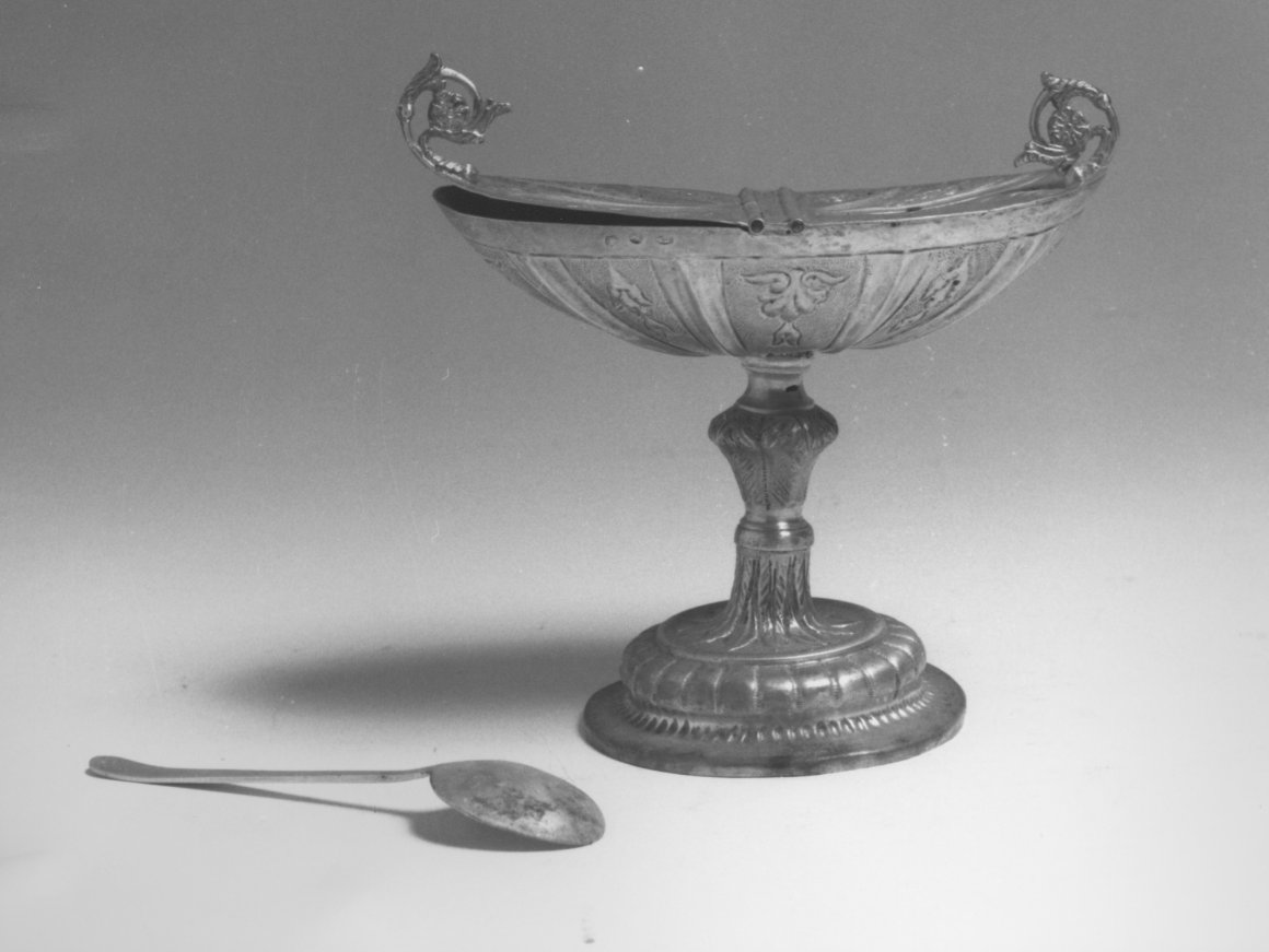 cucchiaio per incenso, elemento d'insieme - bottega veneziana (sec. XIX)