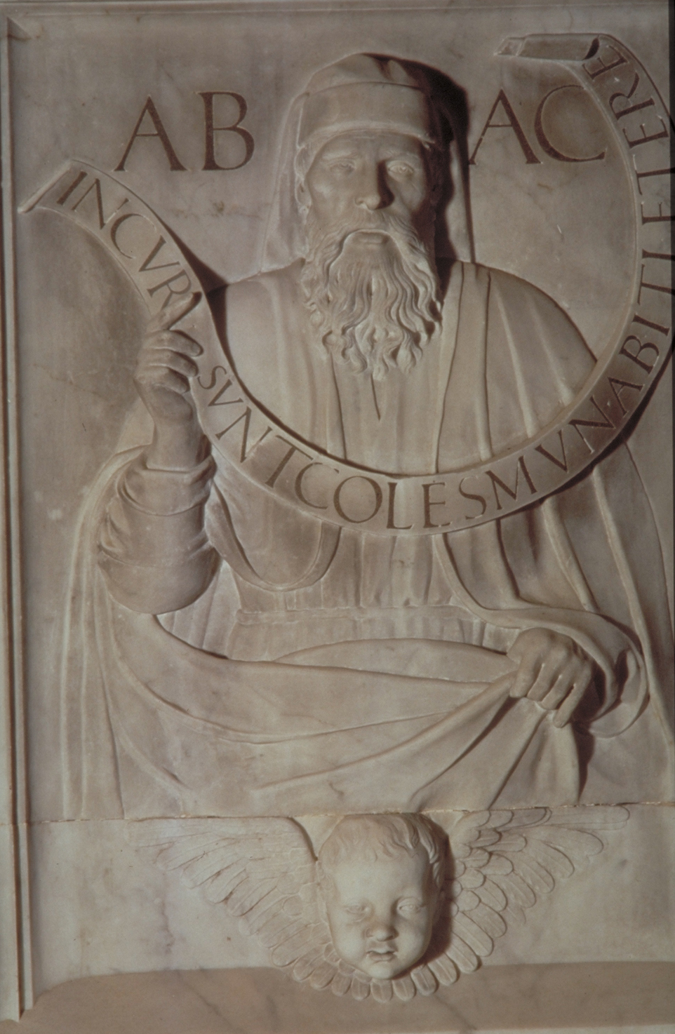 Abacuc (rilievo, elemento d'insieme) di Lombardo Pietro (attribuito) (seconda metà sec. XV)