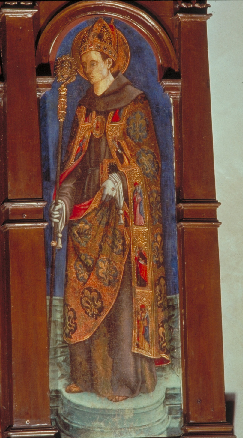San Ludovico di Tolosa (dipinto, elemento d'insieme) di Vivarini Antonio (metà sec. XV)