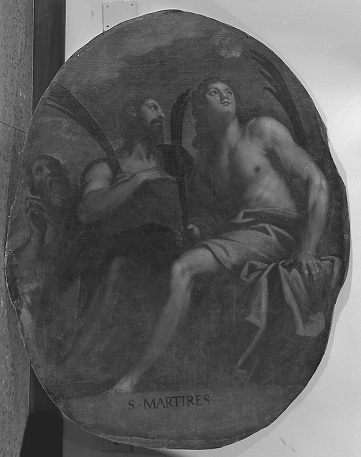 Santi (dipinto) di Negretti Jacopo detto Palma il Giovane (fine sec. XVI)