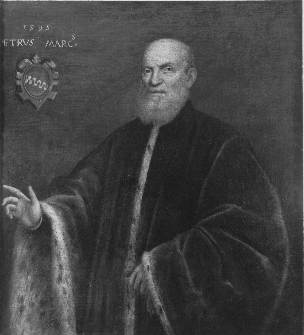 ritratto del procuratore Pietro Marcello (dipinto) - ambito veneto (ultimo quarto sec. XVI)