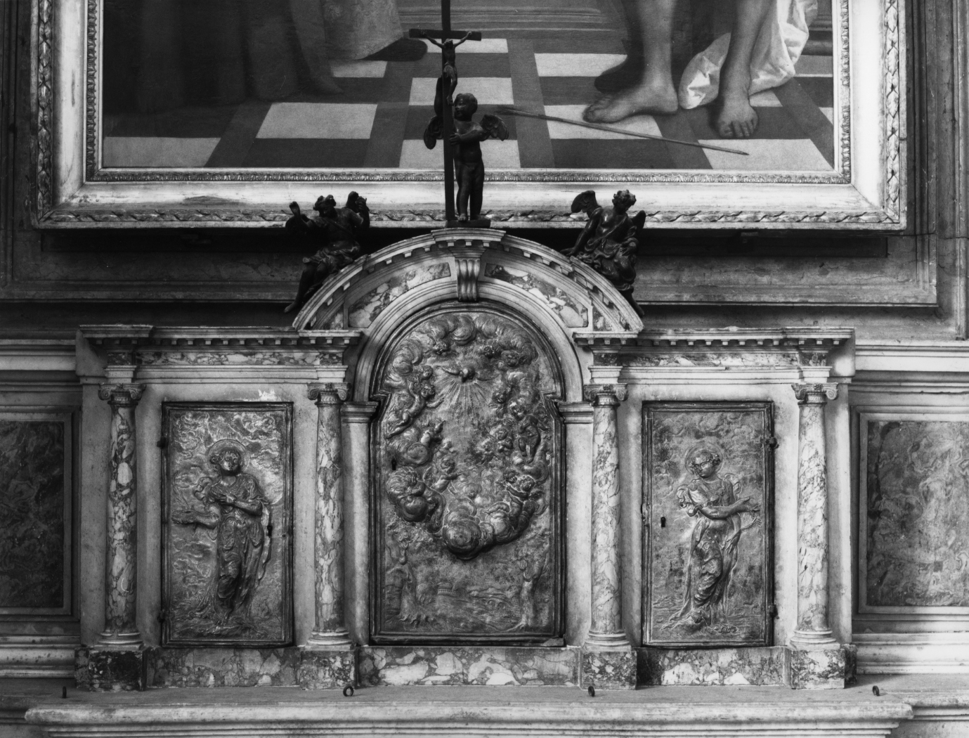 tabernacolo-reliquiario, elemento d'insieme - ambito veneziano (sec. XVII)