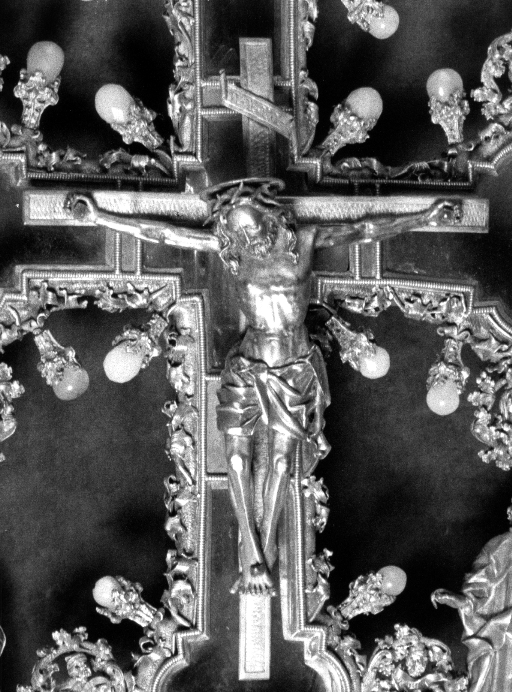 Madonna (statuetta, elemento d'insieme) - ambito veneziano (metà sec. XV)