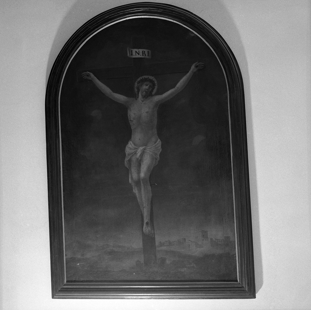 Cristo crocifisso (dipinto) - ambito veneto (secc. XVIII/ XIX)