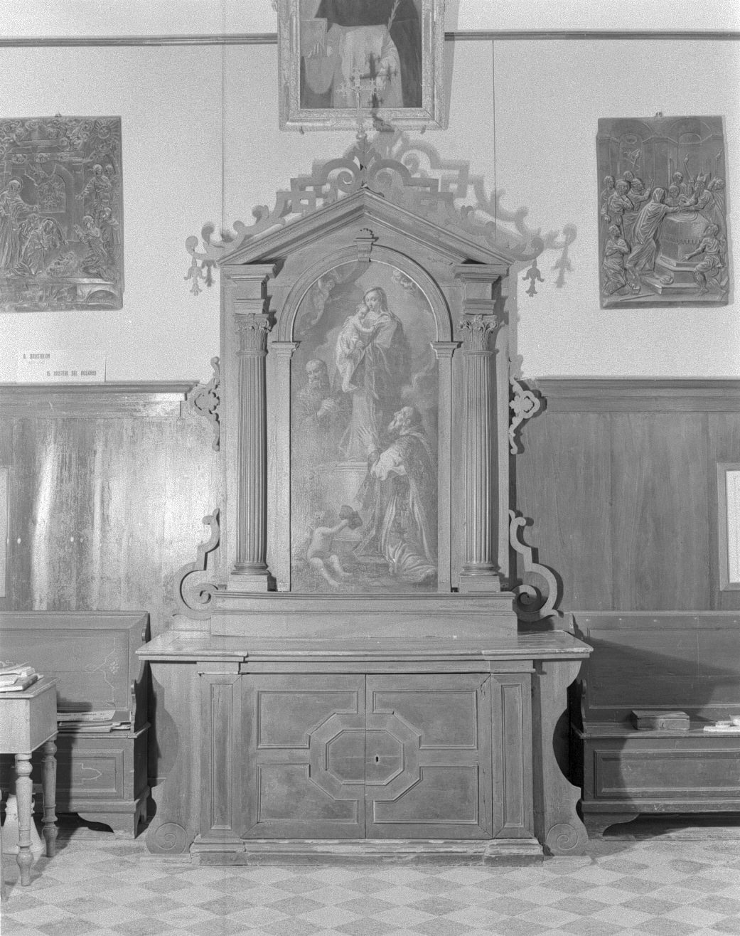 altare, insieme - ambito veneto (sec. XVIII)