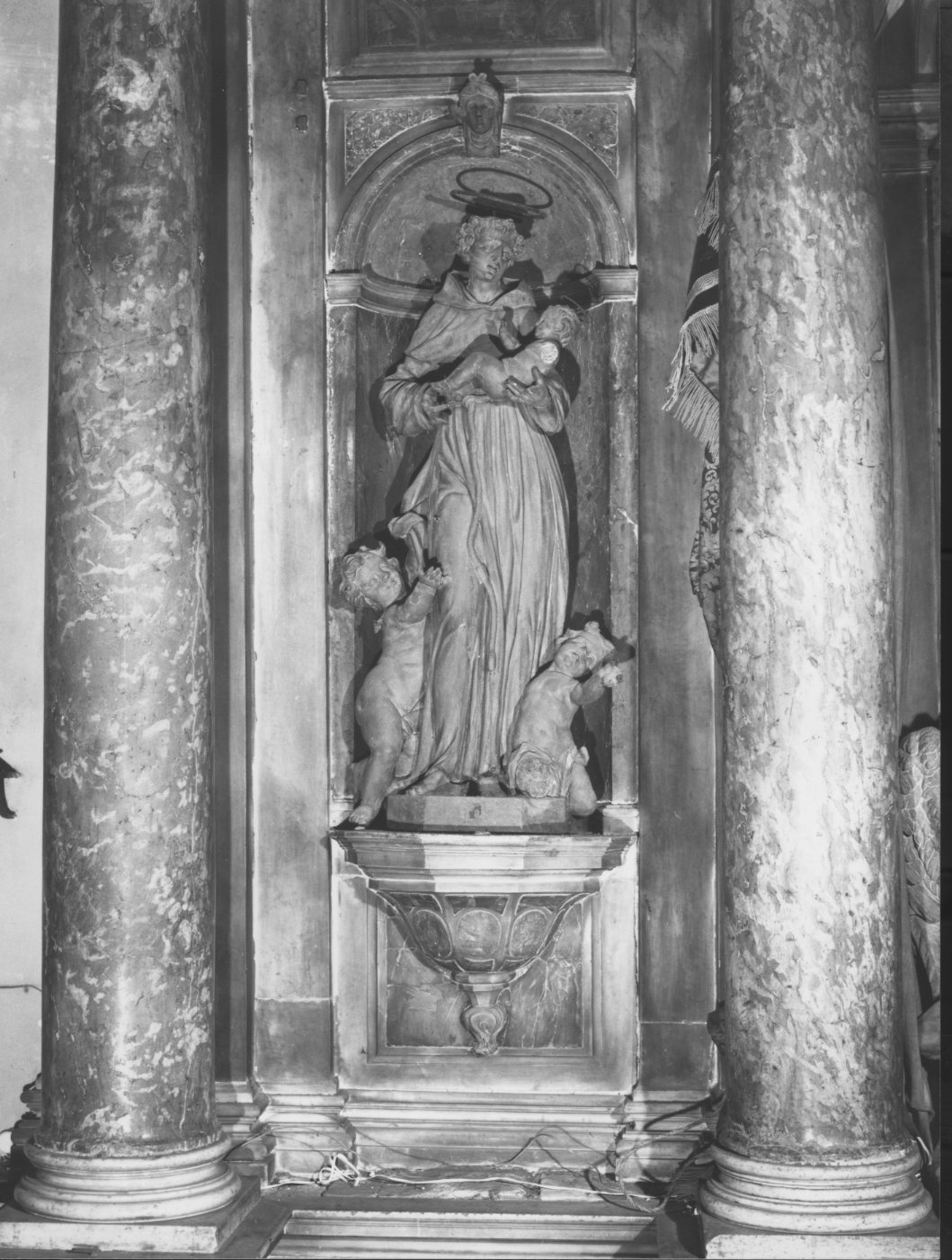 S. Antonio (?) (statua) - ambito veneto (fine/inizio secc. XVII/ XVIII)
