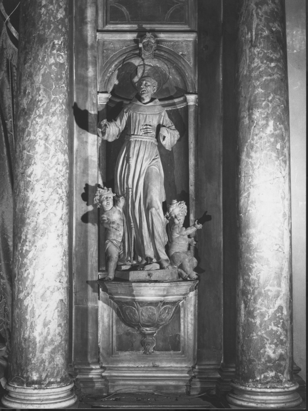 S. Bernardino da Siena (?) (statua) - ambito veneto (fine/inizio secc. XVII/ XVIII)