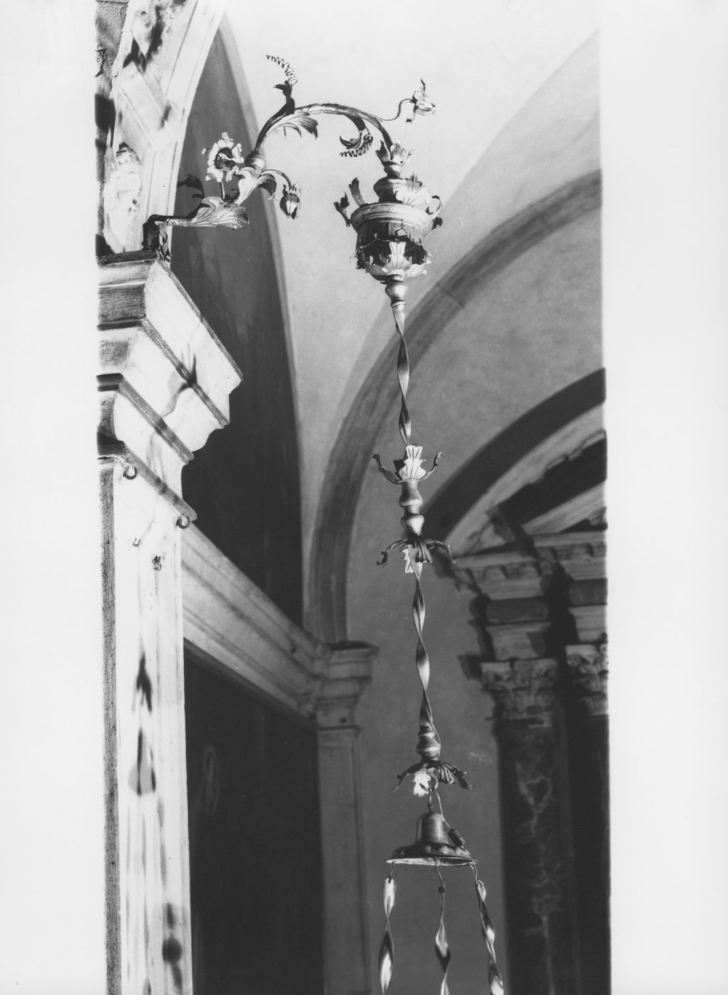 braccio portalumi da chiesa, serie - bottega veneta (sec. XVIII)