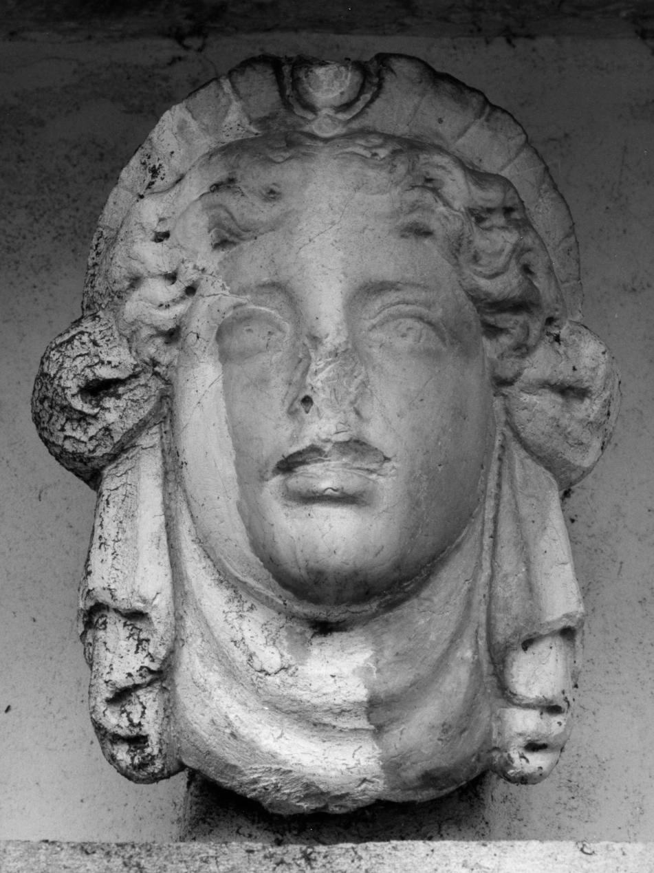 mascherone femminile (scultura) - ambito veneto (sec. XVII)