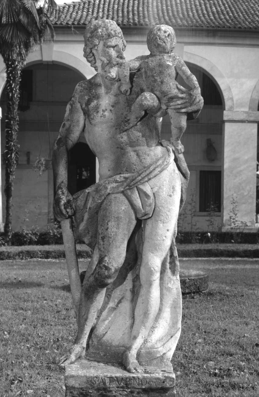 Saturno (statua, elemento d'insieme) - ambito veneto (sec. XVIII)