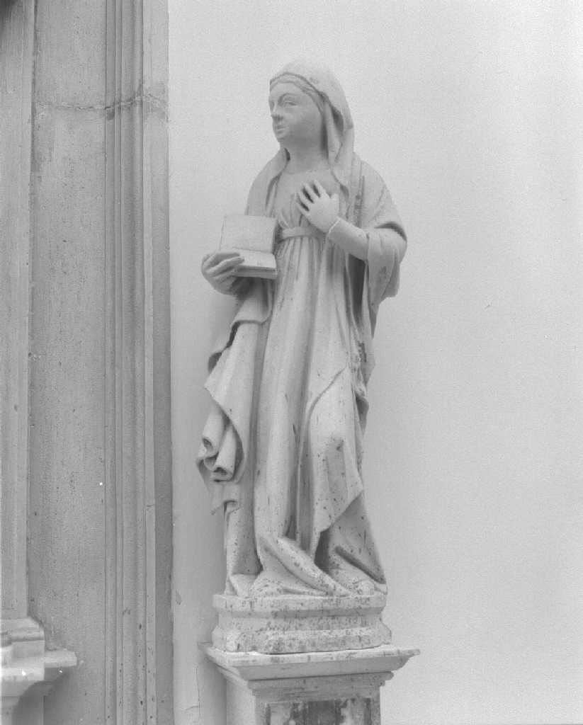 Madonna annunciata (scultura) - ambito veneto (fine/inizio secc. XIV/ XV)