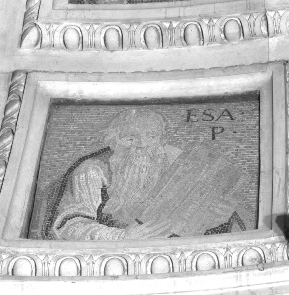 profeta (decorazione musiva, elemento d'insieme) di Negretti Jacopo detto Palma il Giovane (primo quarto sec. XVII)