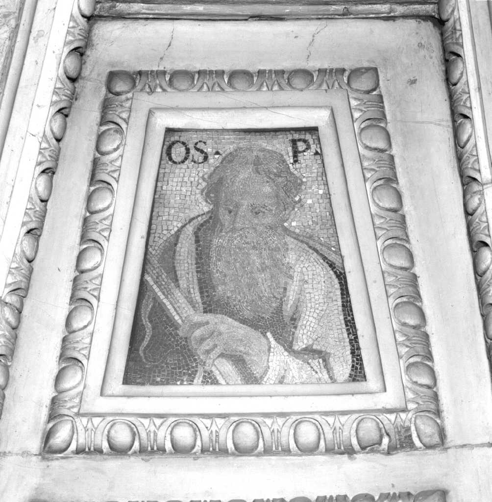 profeta Osea (decorazione musiva, elemento d'insieme) di Negretti Jacopo detto Palma il Giovane (primo quarto sec. XVII)