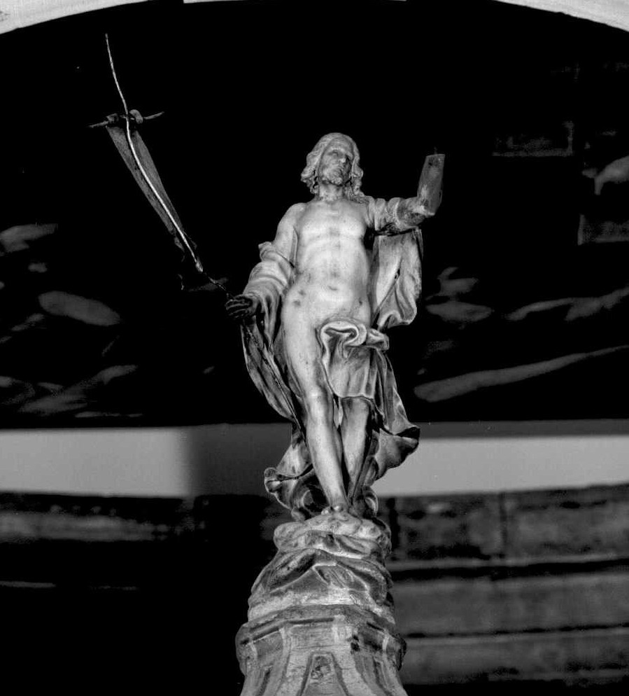 Cristo redentore benedicente (statuetta, elemento d'insieme) - ambito veneto (sec. XVIII)