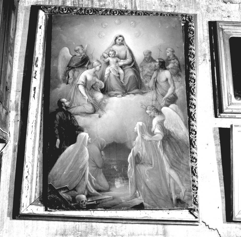 Madonna con Bambino e Santi (dipinto) - ambito veneto (sec. XIX)