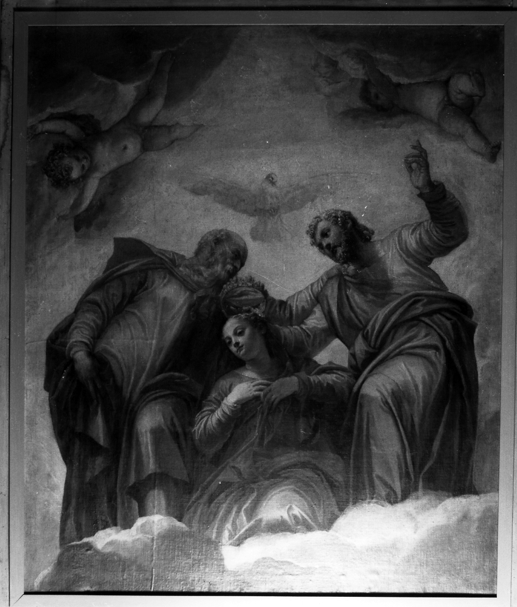 incoronazione di Maria Vergine (dipinto, elemento d'insieme) di Caliari Paolo detto Veronese (sec. XVI)