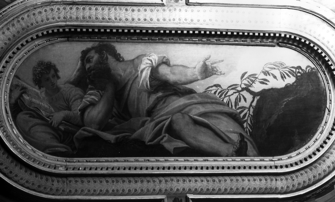 San Matteo Evangelista (dipinto, elemento d'insieme) di Caliari Paolo detto Veronese (sec. XVI)