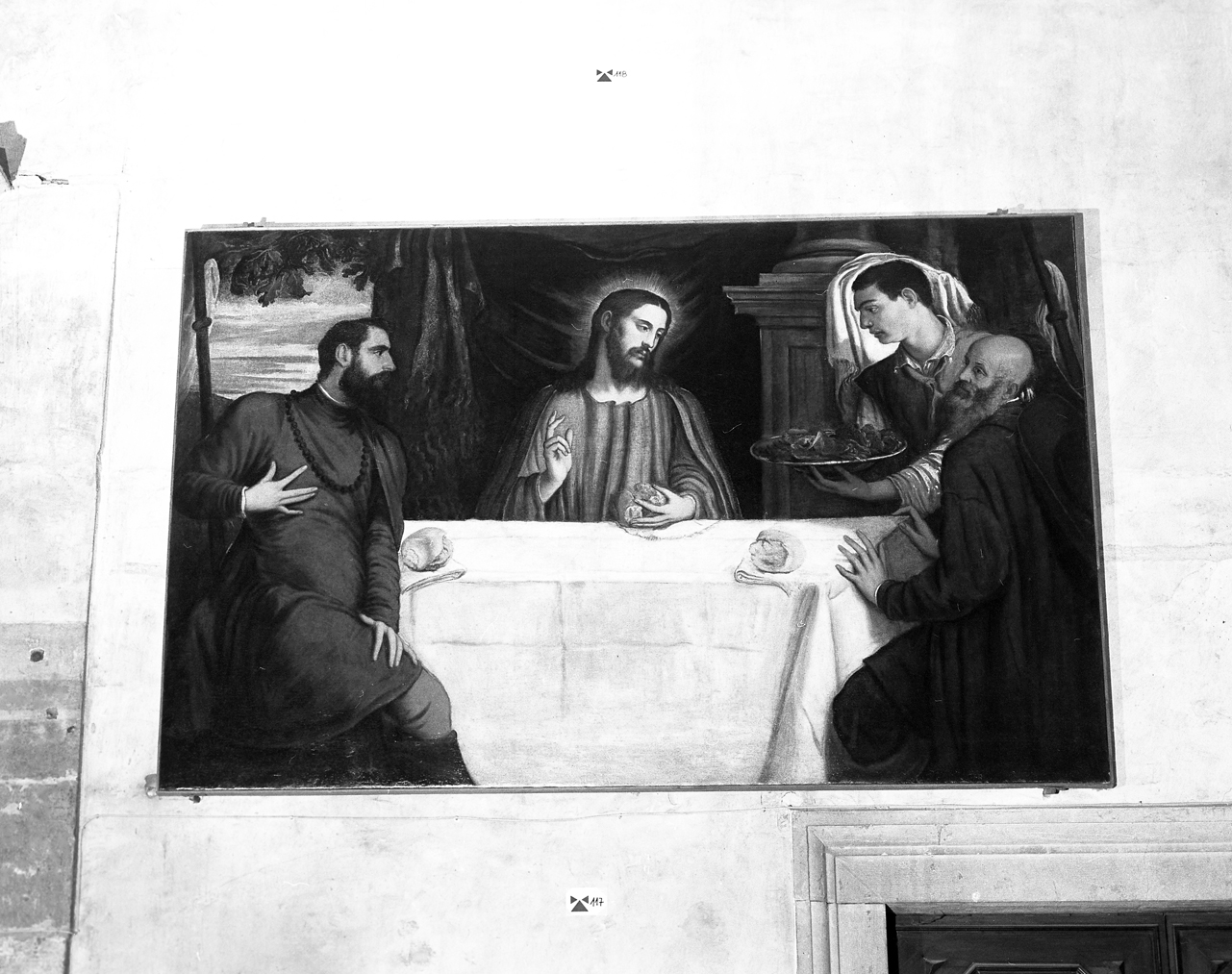 cena in Emmaus (dipinto) - bottega veneta (inizio sec. XVI)
