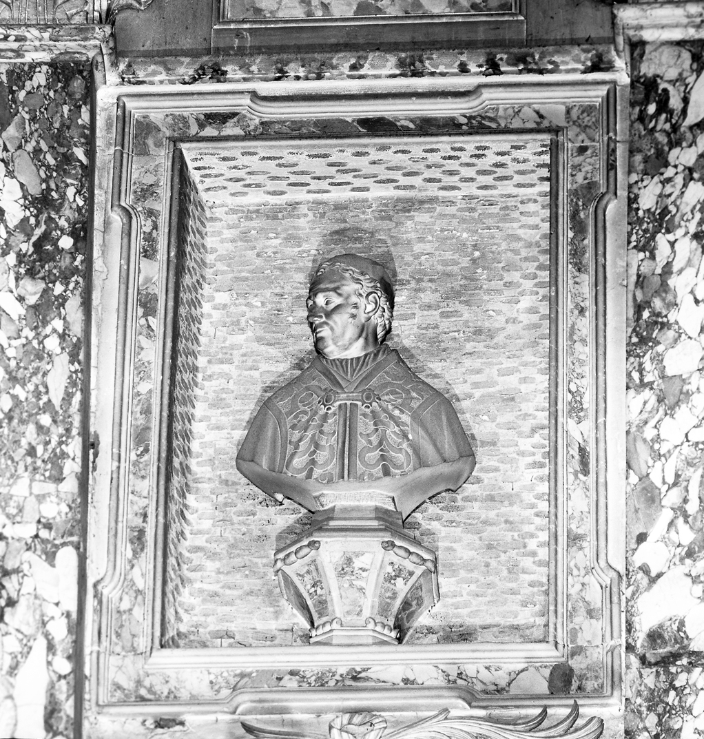 Padre della Chiesa (busto) di Marchiori Giovanni (attribuito) (sec. XVIII)