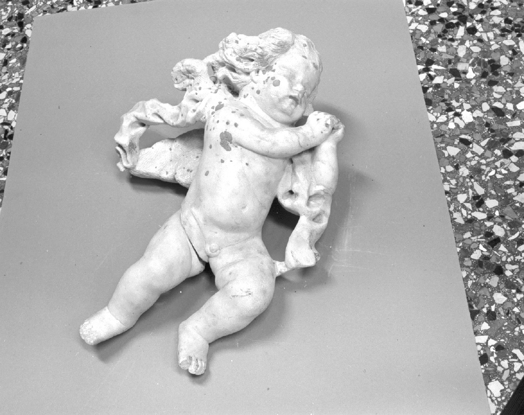putto alato (scultura) - ambito veneto (terzo quarto sec. XVII)