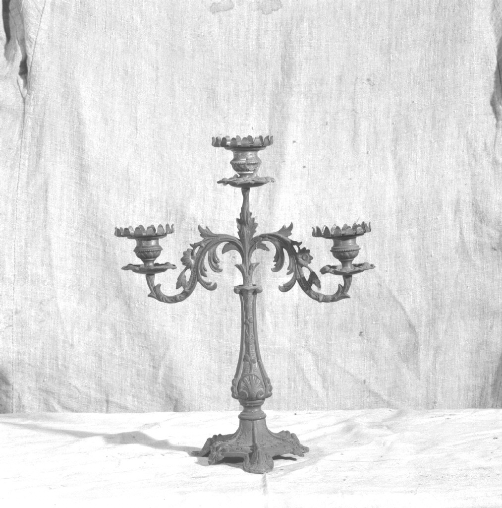 candelabro, serie - bottega veneta (prima metà sec. XX)