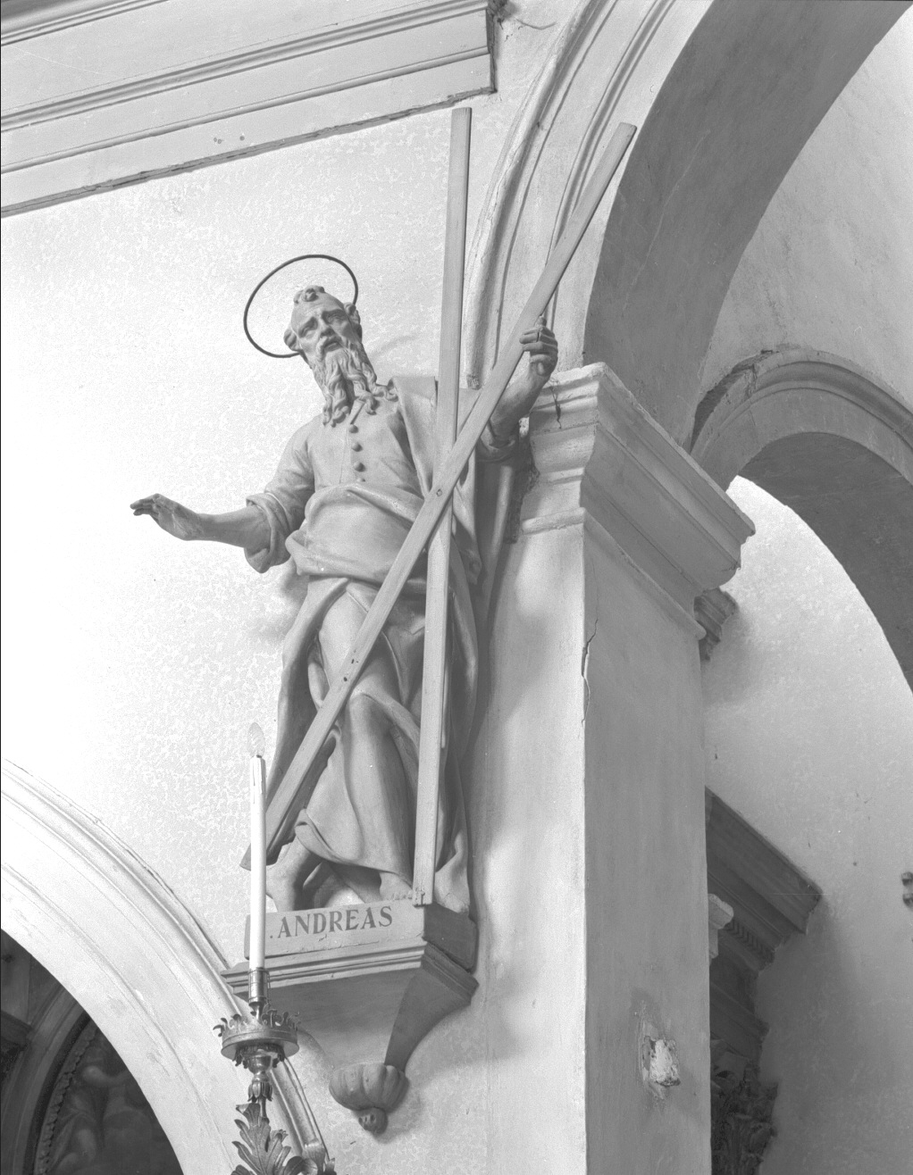 Sant'Andrea (statua) di Terilli Francesco (prima metà sec. XVII)