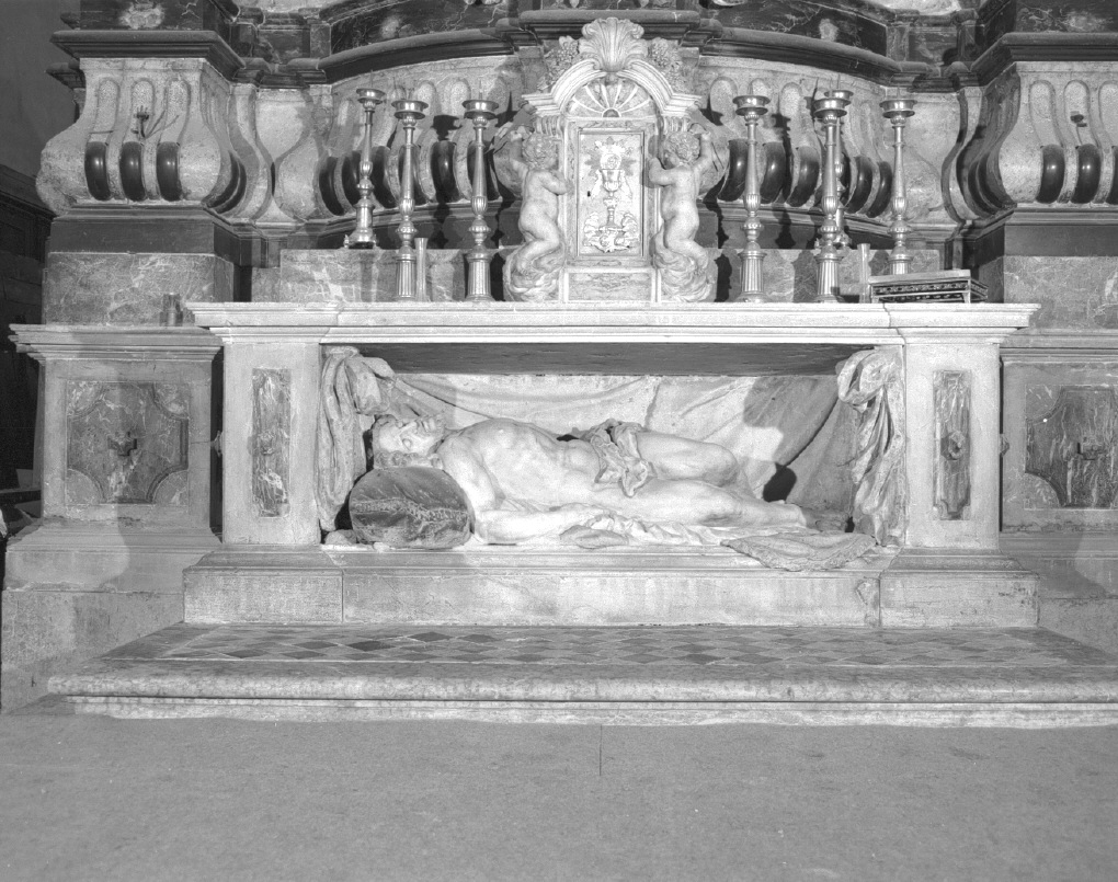 Cristo morto (scultura, elemento d'insieme) di De Corte Josse (sec. XVII)