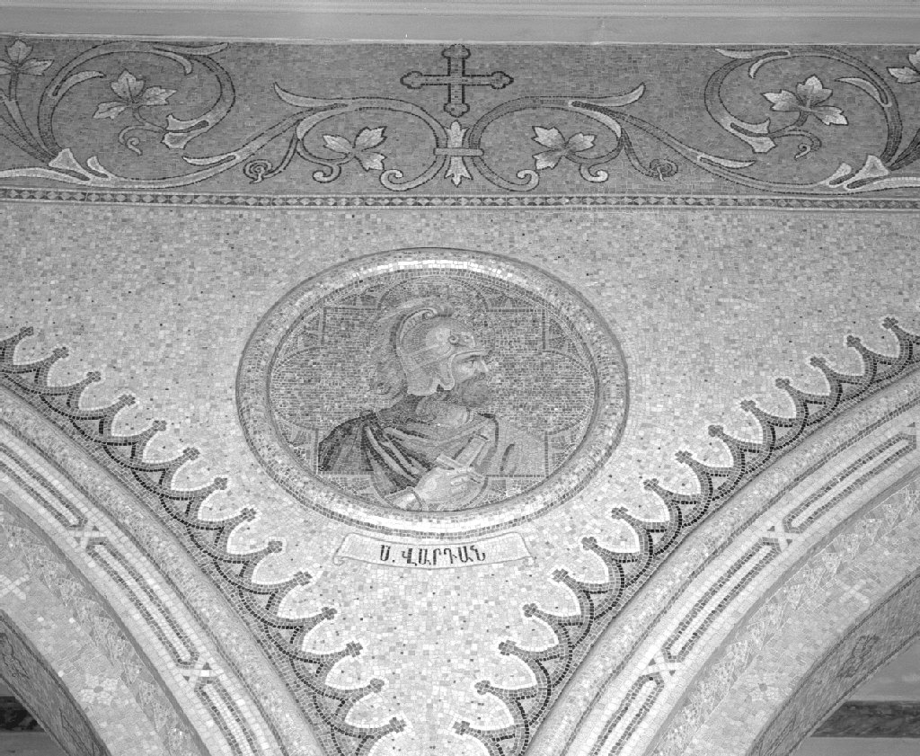 San Vartan, Santo (decorazione musiva) di Paoletti Antonio Ermolao (sec. XX)