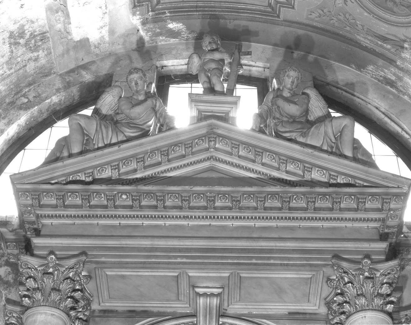 angeli e cherubini (statua) - ambito veneto (sec. XIX)