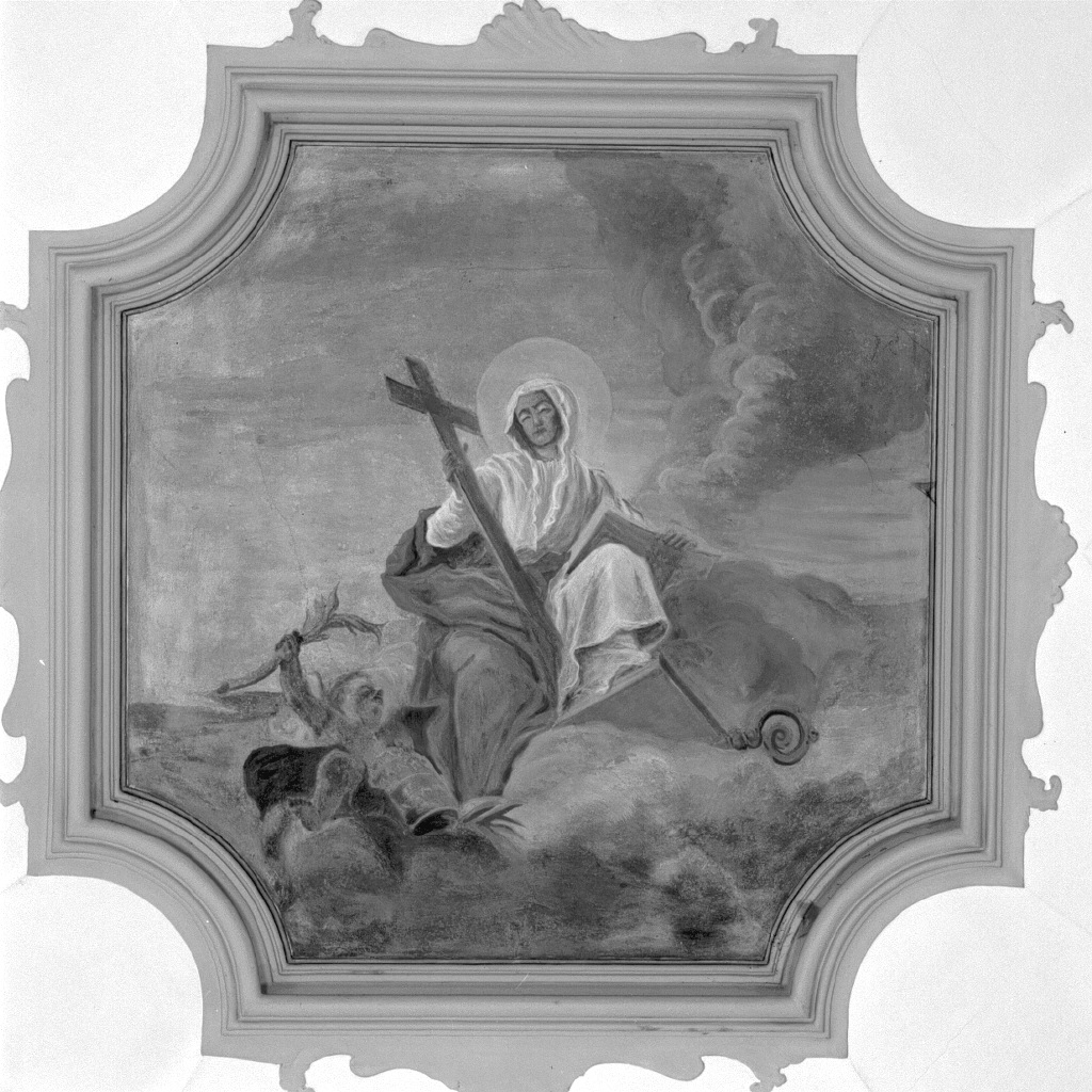 Santo in gloria (dipinto) - ambito veneto (sec. XIX)
