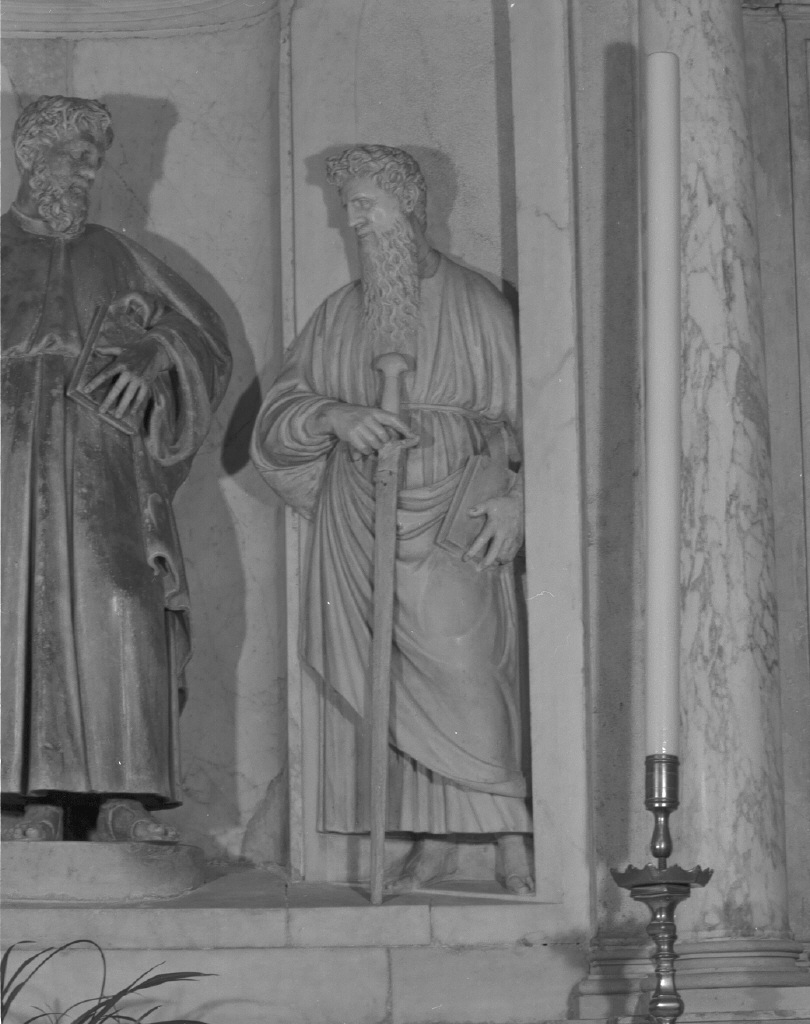 San Paolo (statua, elemento d'insieme) di Bregno Lorenzo (primo quarto sec. XVI)