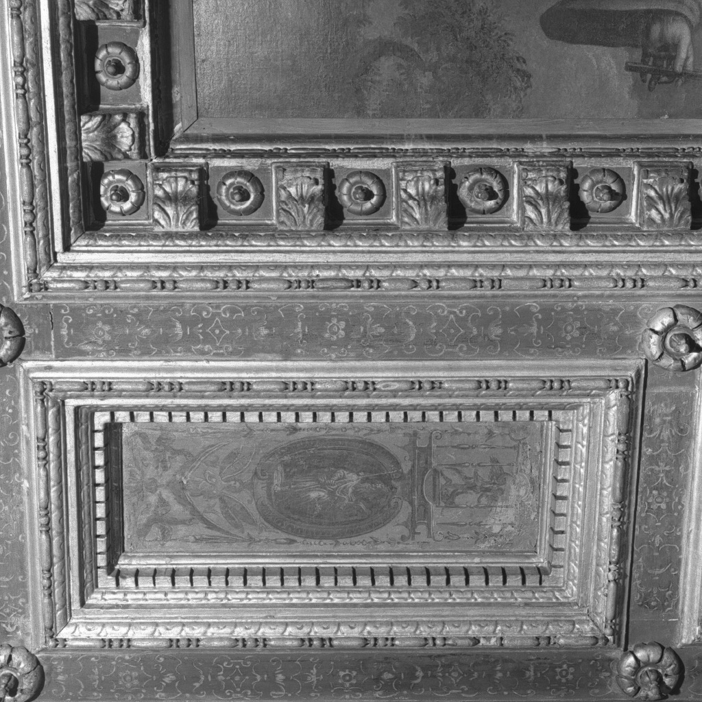 motivi decorativi a grottesche (dipinto, elemento d'insieme) di Vecellio Marco (ultimo quarto sec. XVI)