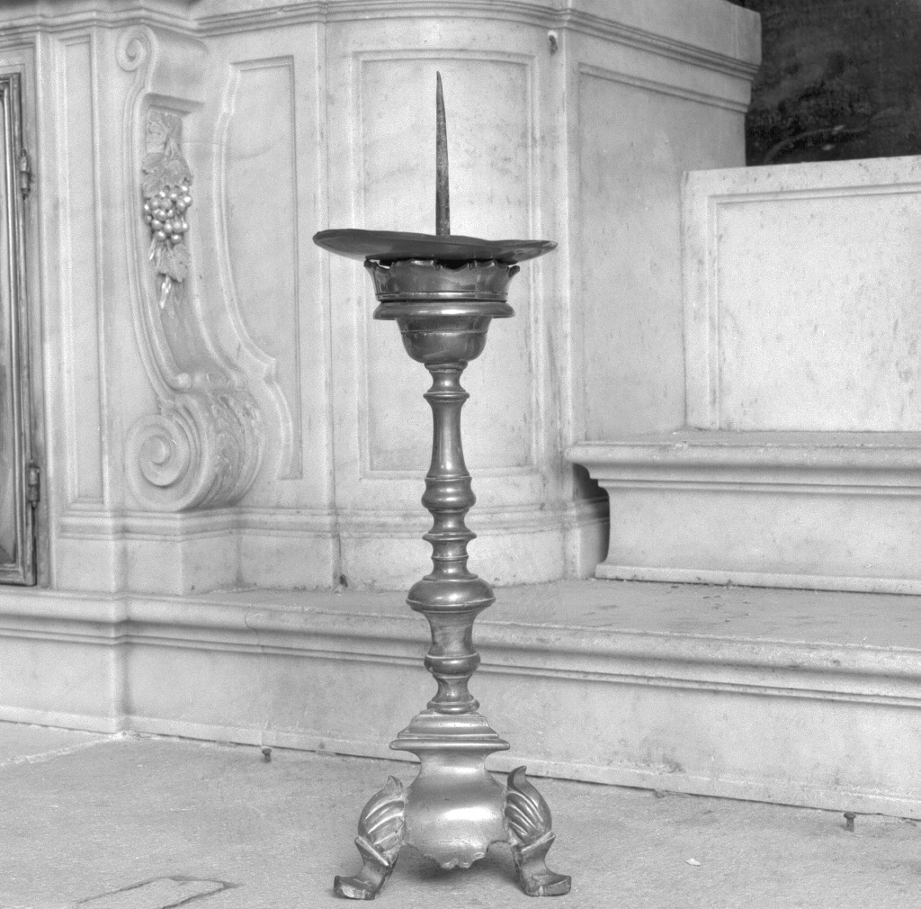 candeliere d'altare - ambito veneto (inizio sec. XX)