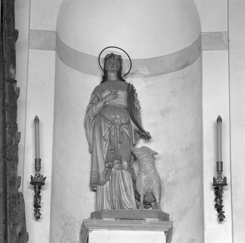 Sant'Agnese (statua) - ambito veneto (fine sec. XIX)