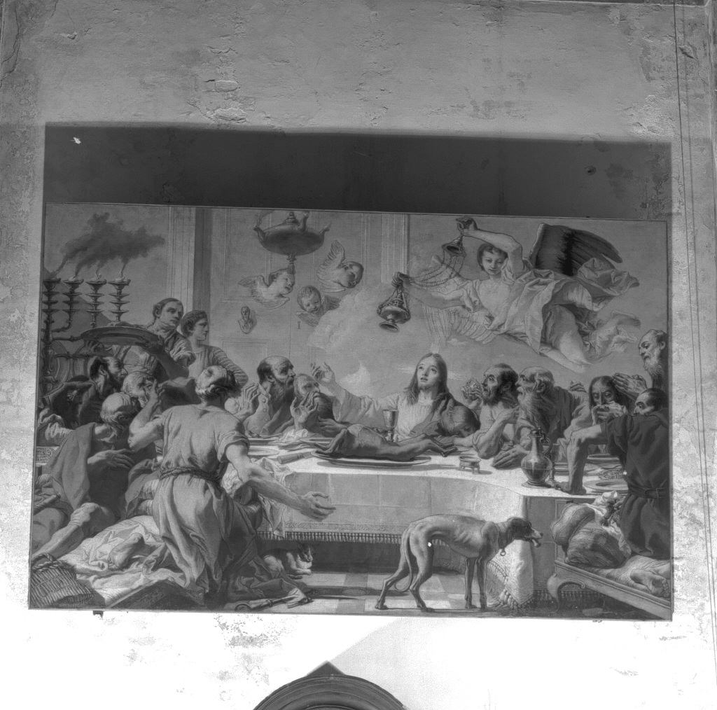 cena in Emmaus (dipinto) di Tiepolo Giandomenico (seconda metà sec. XVIII)