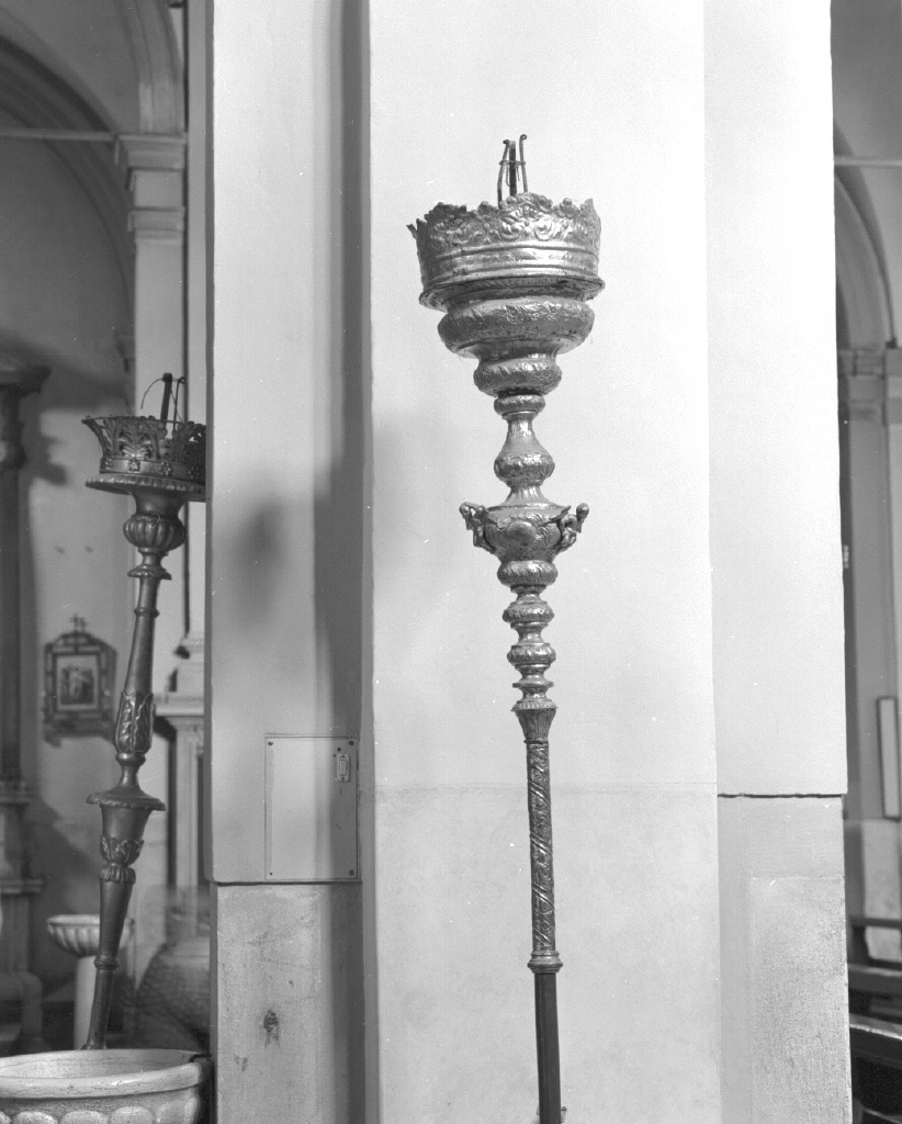 candelabro portatile - bottega veneta (sec. XVIII)
