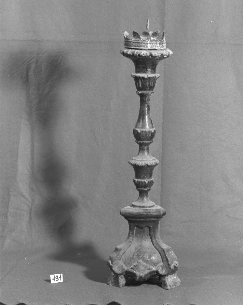 candelabro - bottega veneta (seconda metà sec. XVIII)