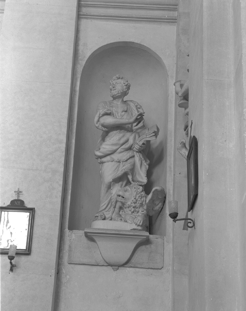 San Marco Evangelista (statua) di Marinali Angelo (seconda metà sec. XVII)