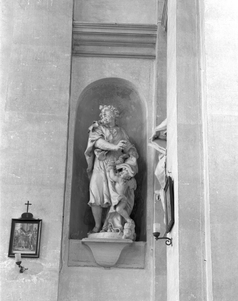 San Matteo Evangelista (statua) di Marinali Angelo (seconda metà sec. XVII)