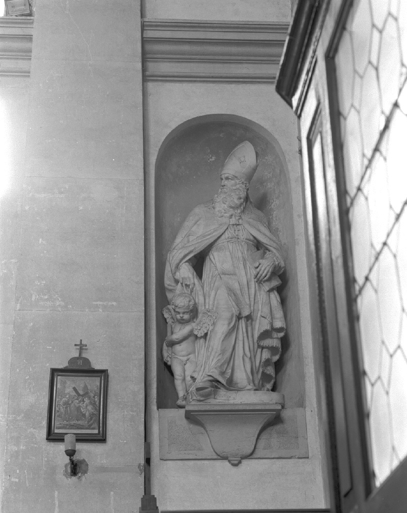 Sant'Agostino (statua) di Marinali Angelo (seconda metà sec. XVII)