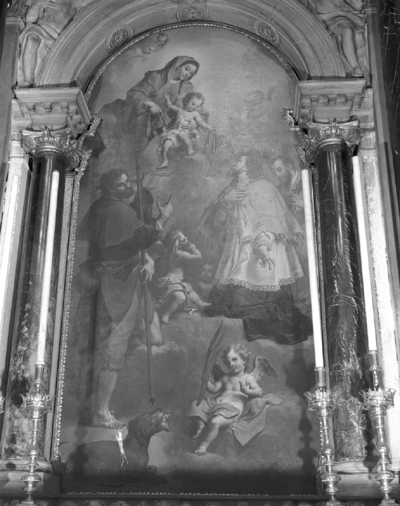 Madonna e santi (pala d'altare) di Letterini Bartolomeo (sec. XVIII)