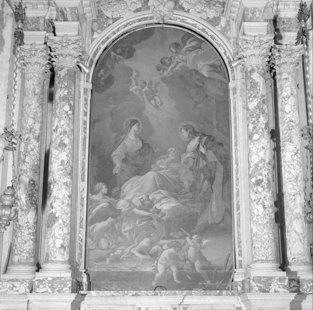 morte di San Giuseppe (dipinto) di Clavarino Domenico (sec. XVII)