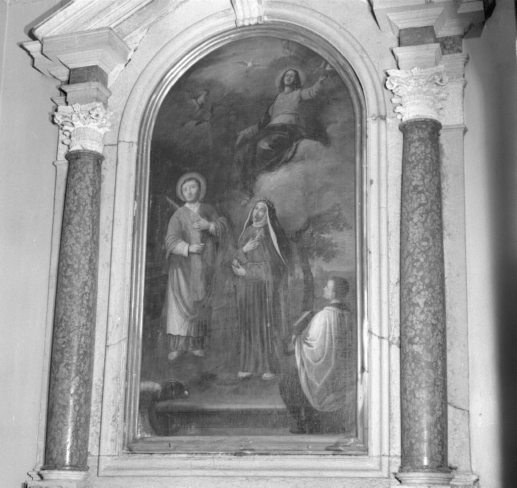 Cristo in gloria e Santi (pala d'altare) - ambito veneziano (sec. XVII)