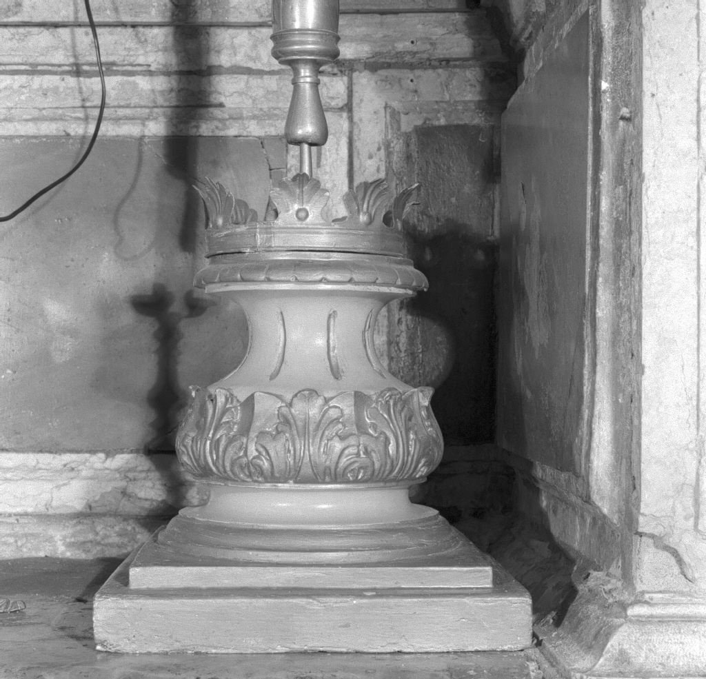 candeliere - ambito veneziano (sec. XIX)