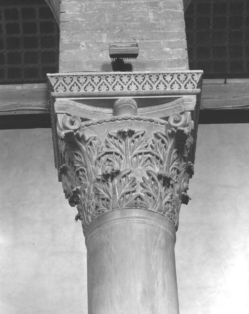 capitello corinzio - bottega veneta (sec. XII, sec. XII)