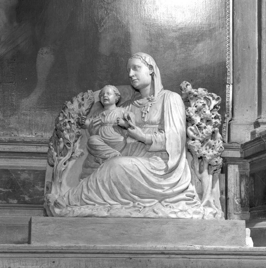 Madonna con Bambino (gruppo scultoreo) - ambito fiorentino (fine sec. XV)
