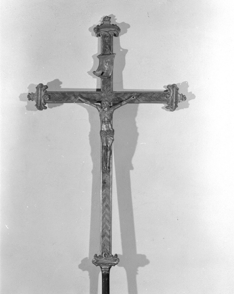 croce processionale - bottega veneta (prima metà sec. XIX)