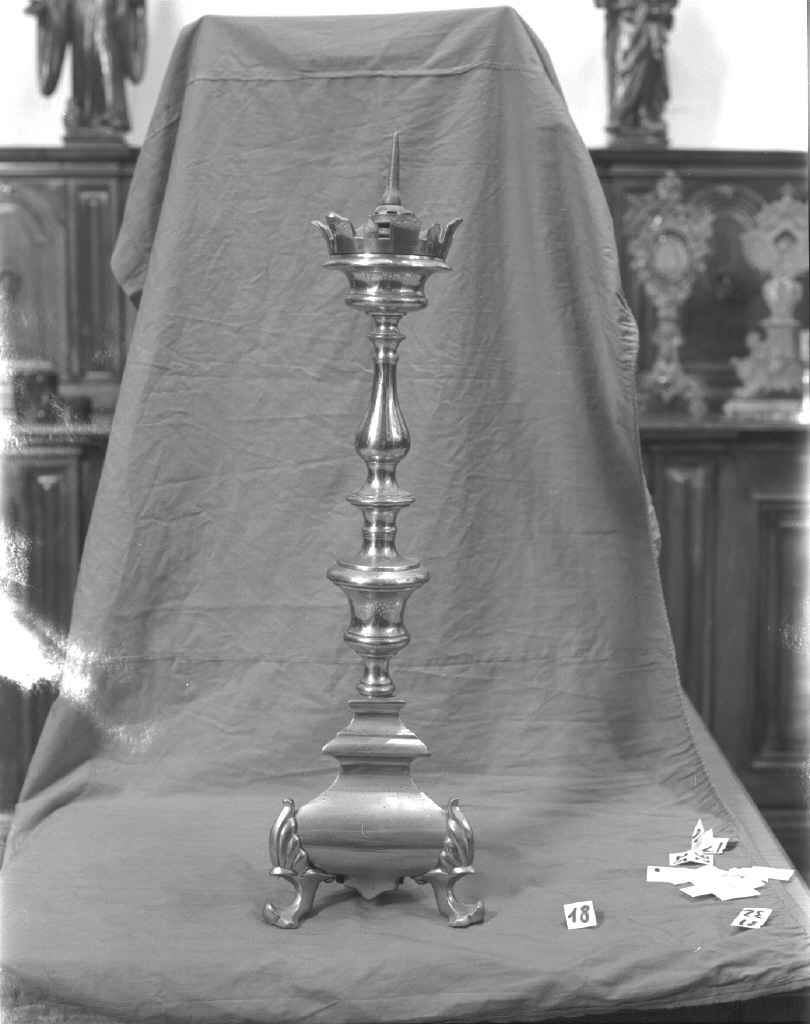candelabro - bottega veneziana (prima metà sec. XVIII)