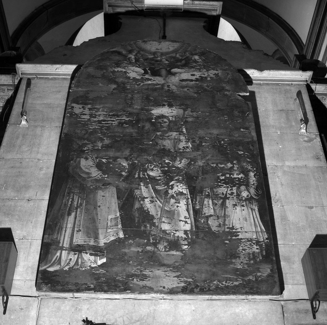 Santi (dipinto) di Aviani Girolamo detto Girolamo da Treviso (sec. XVI)